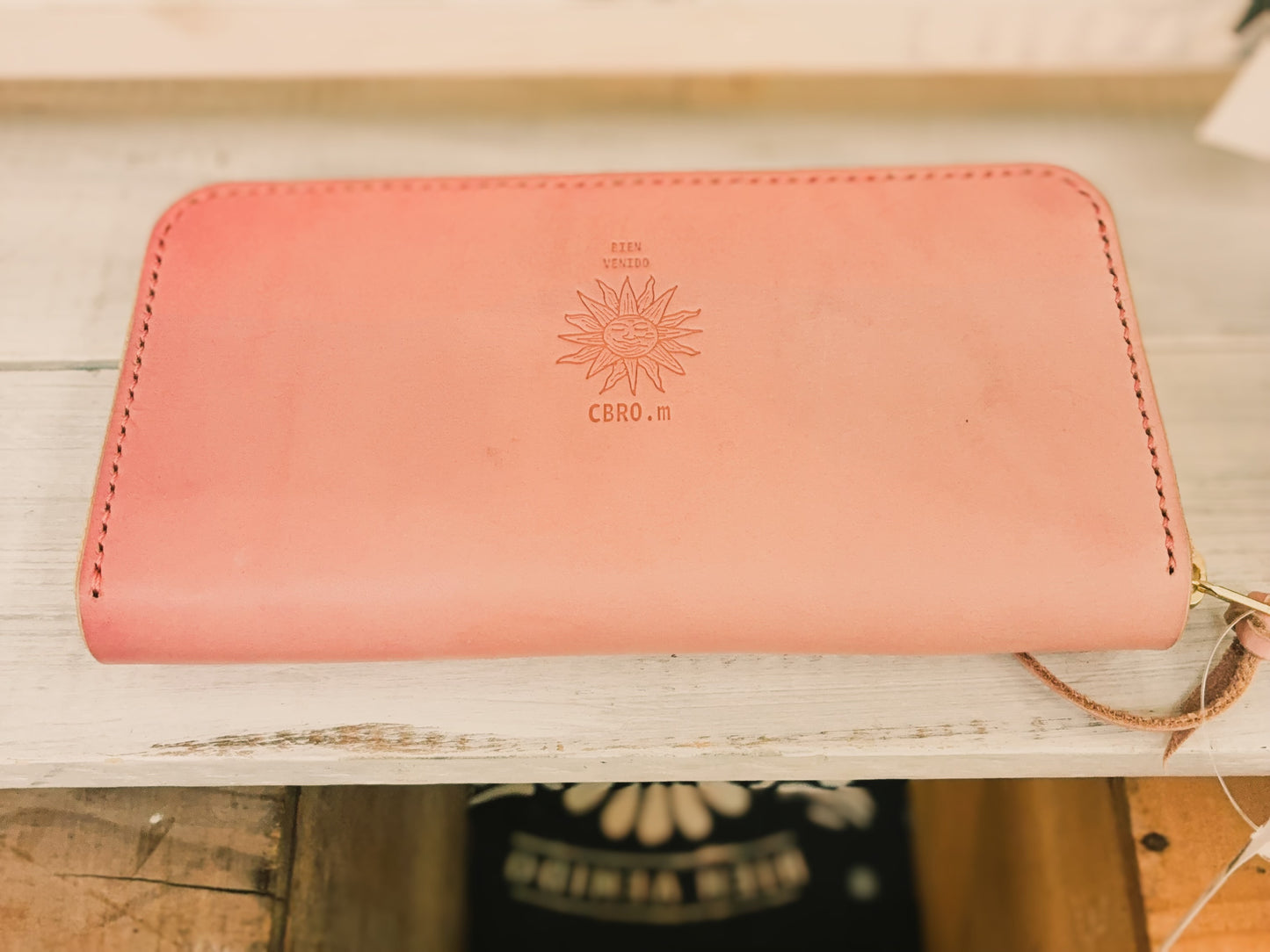 《一点限り》サクラピンク 長財布 ラウンドファスナー 桜 春